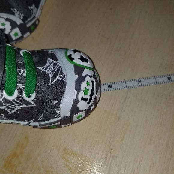 Chulis Gray/Green Ruby Sneakers Sz 5 - Picture 10 of 10